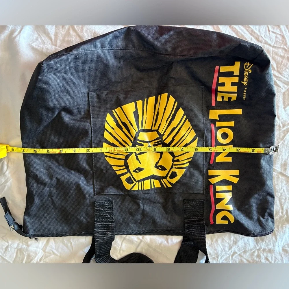 Disney The Lion King Black and Yellow Canvas Duffel Bag